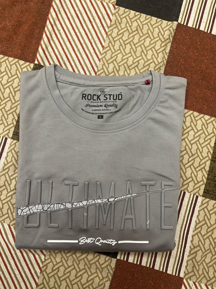 Rockstud Grey T-Shirt