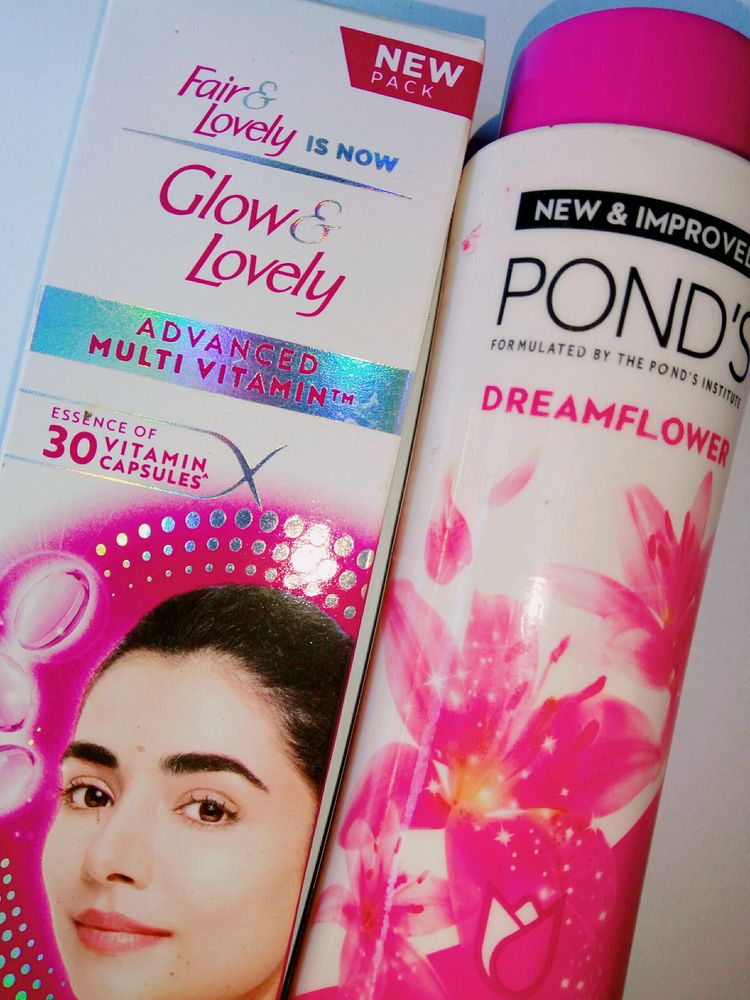 Fair/Glow &amp; Lovely Cream And Ponds Powder...