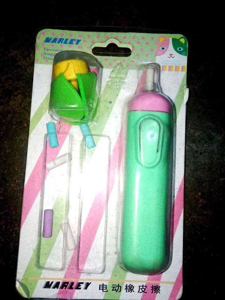Battery Operated Eraser And Fan