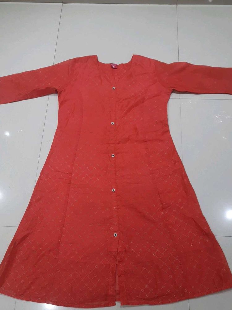 Beautiful Orange Kurti.