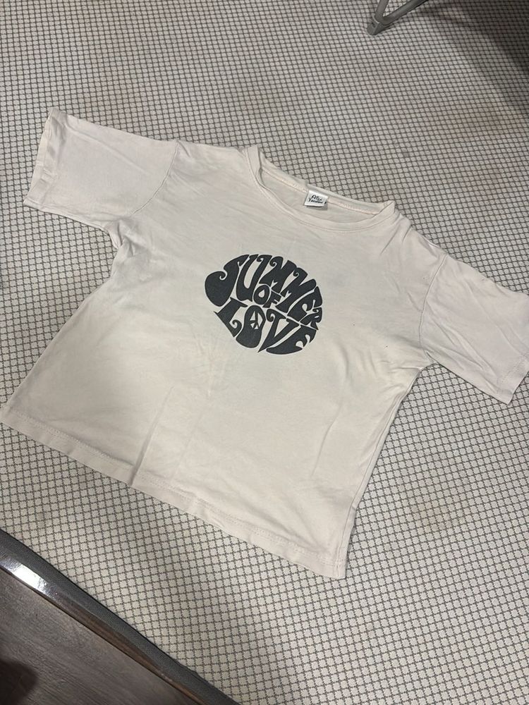 Cropped Tee shirt