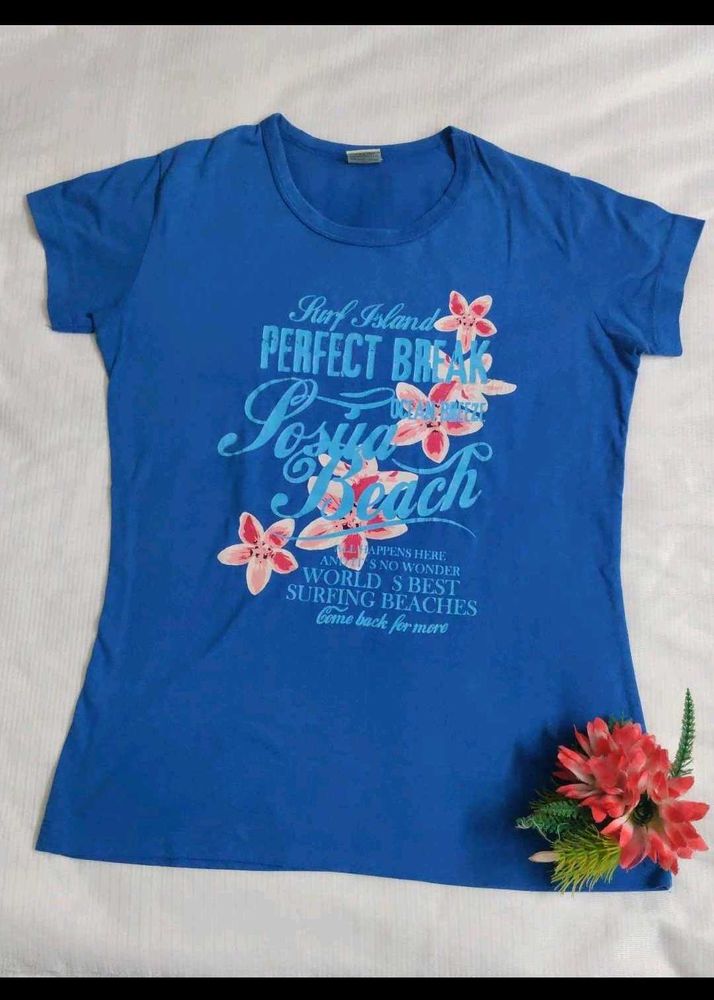 Blue Print T-shirt