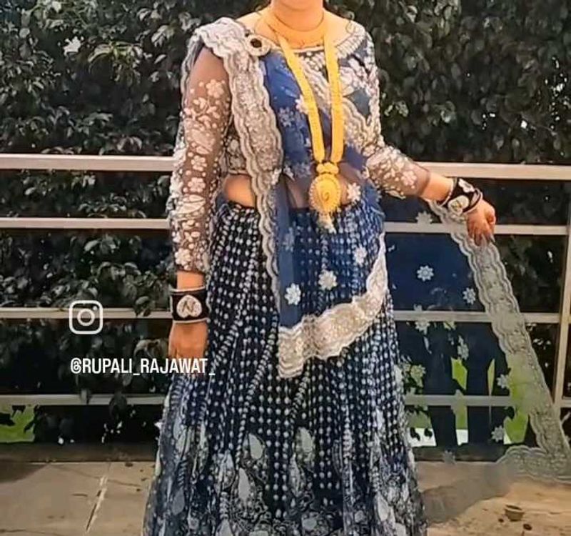 Elegant Blue Lehenga Choli Set