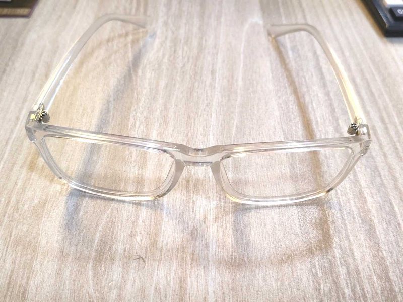 Clear Frame digital blucult Glasses
