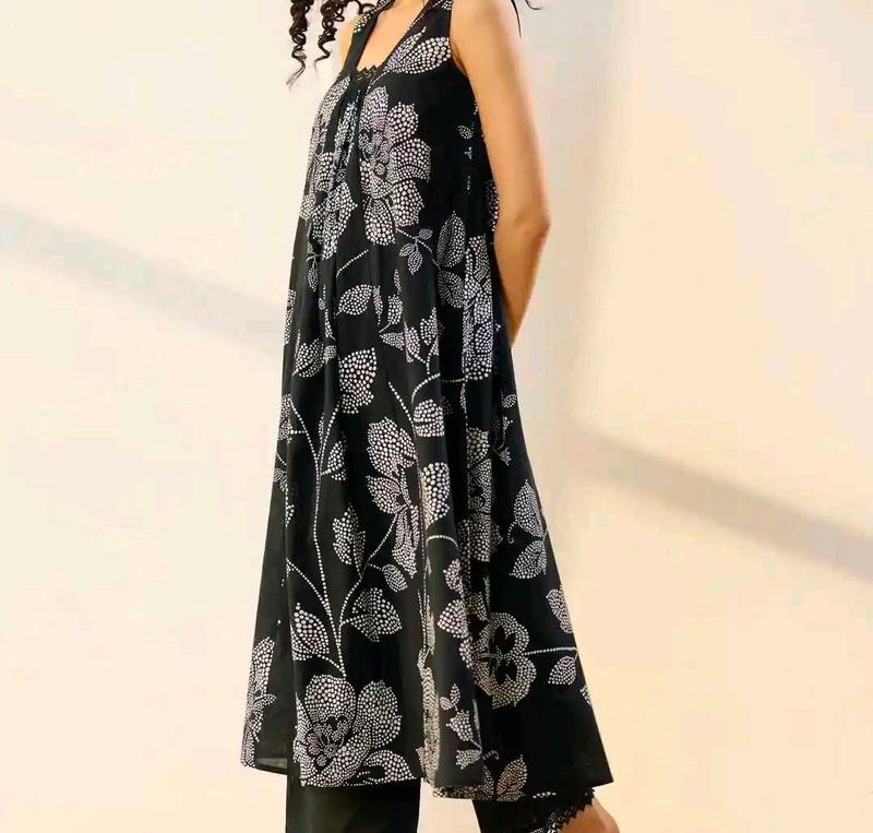 Floral Print Kurta with Pants