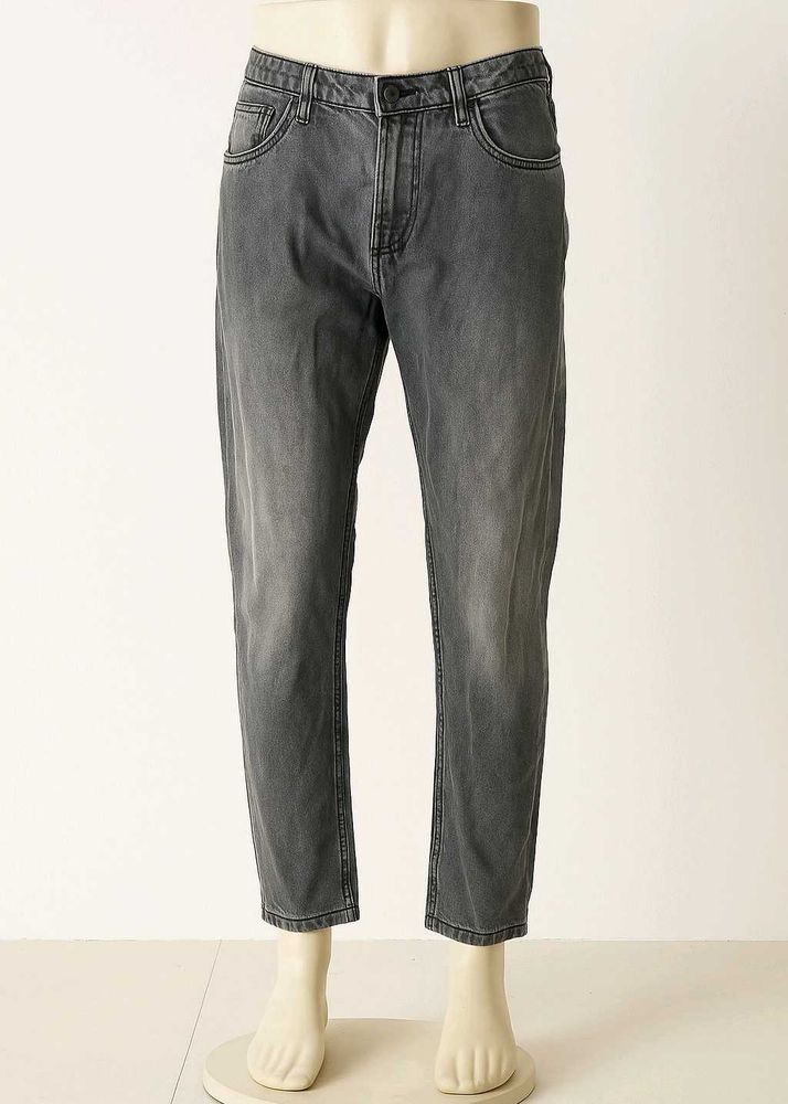 Gray Wash Denim Jeans
