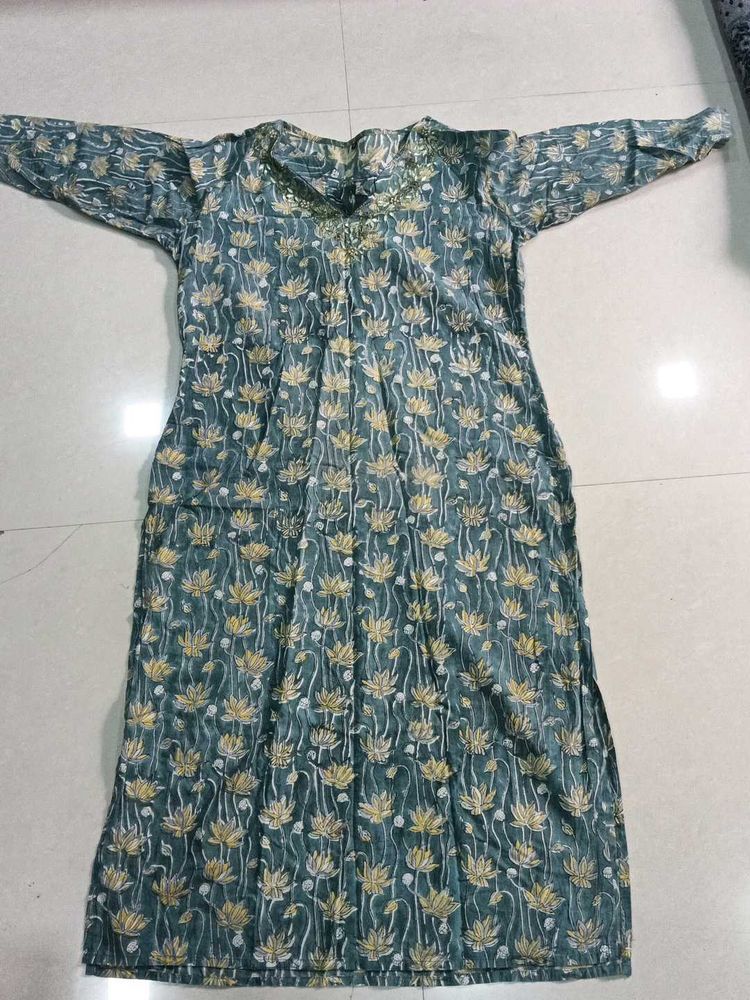 Floral Print Cotton Dress
