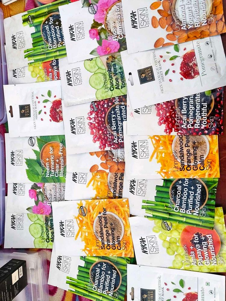 Nykaa Skin Secrets Sheet UnMasks 20 Piece Combo