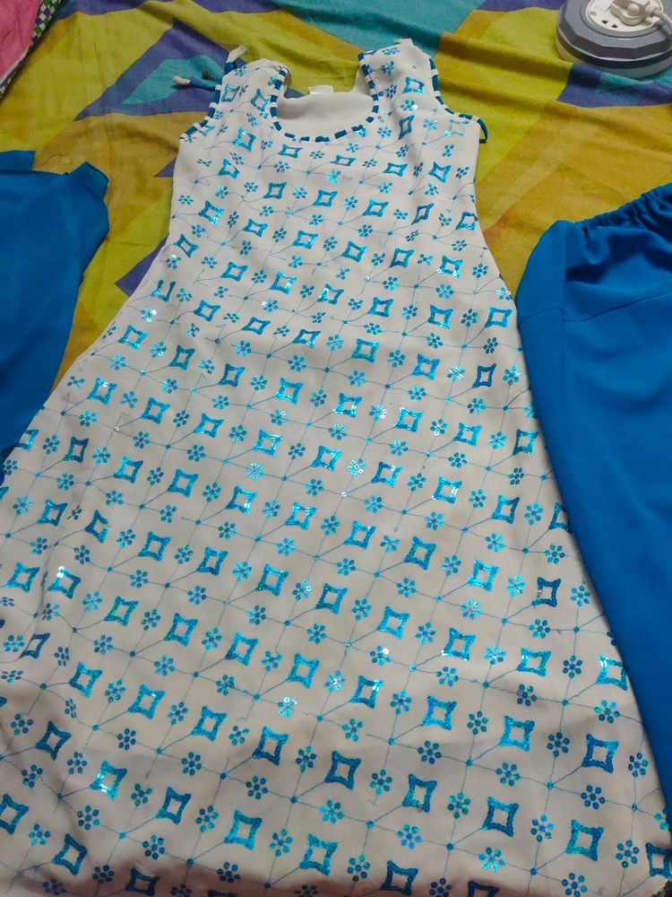 kurti set with pant and dupatta