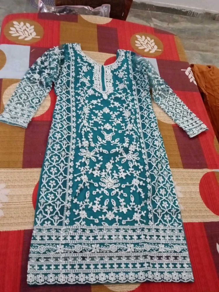 Party Wear Plazo Suit