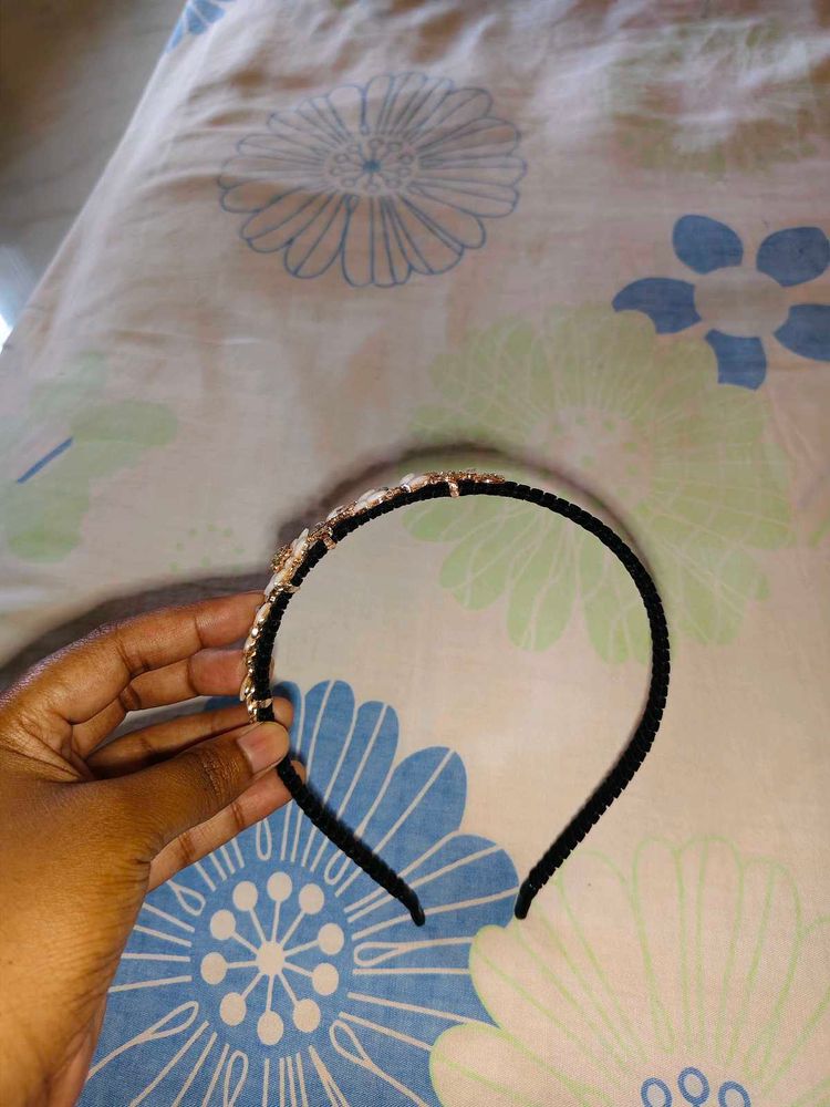 Sparkly Black Headband