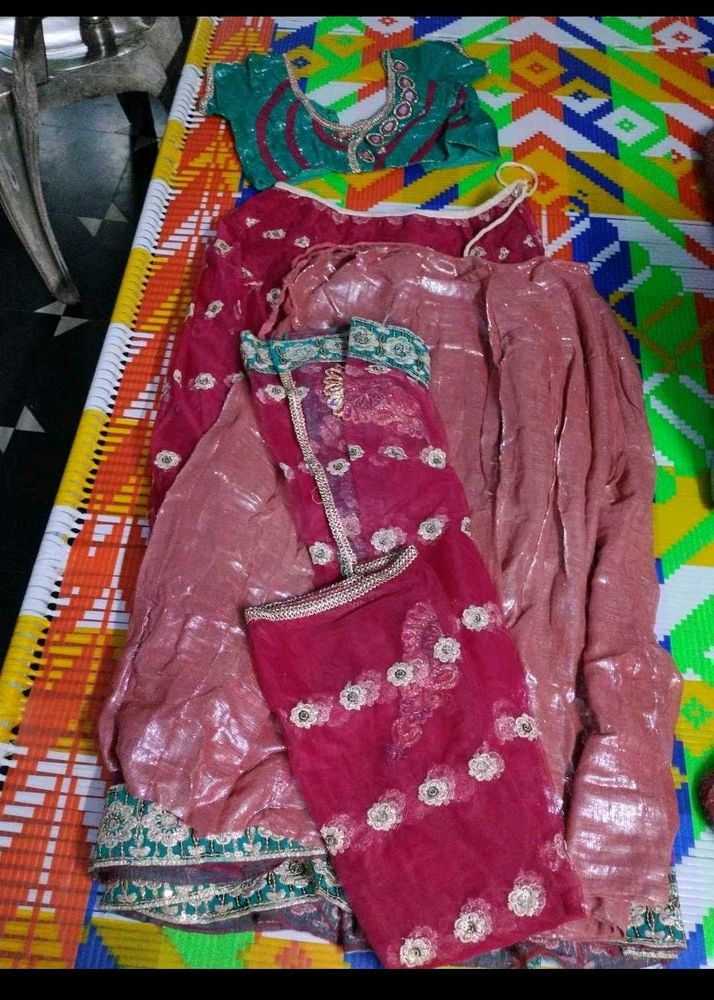 Maroon Lehenga Choli Set