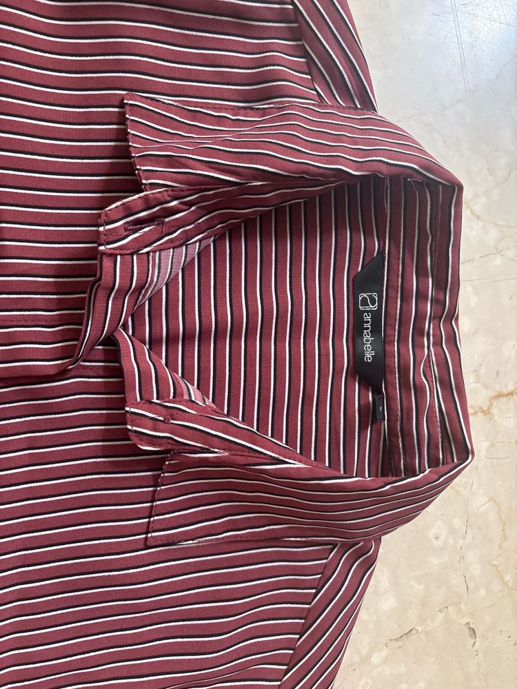 Striped Annabelle Shirt