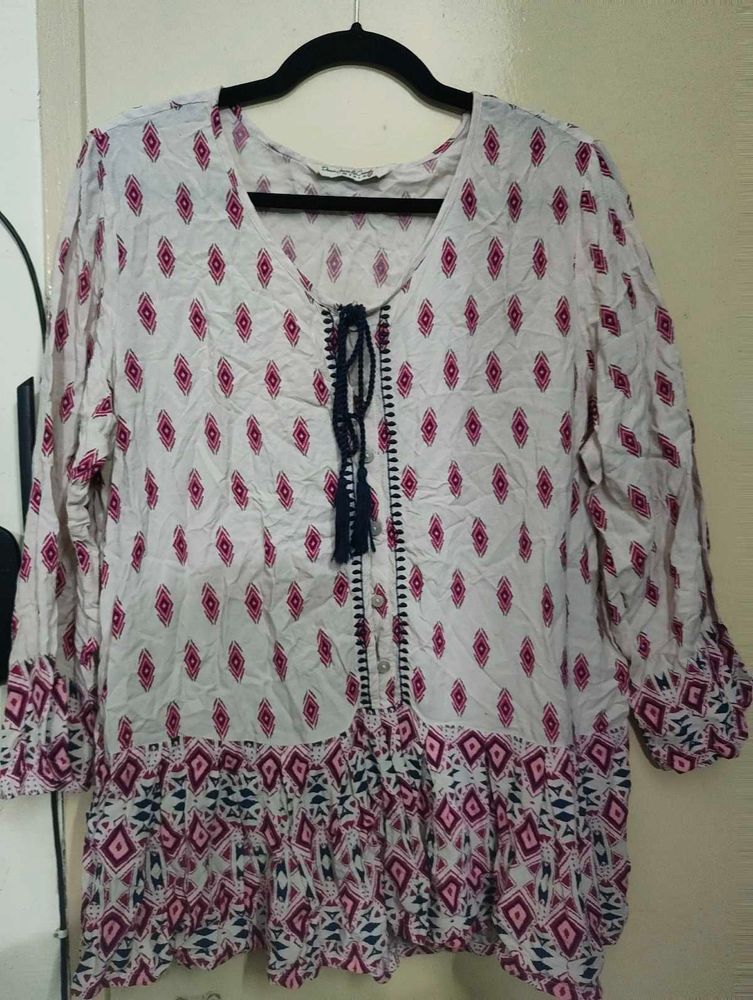 Boho Chic Printed Top
