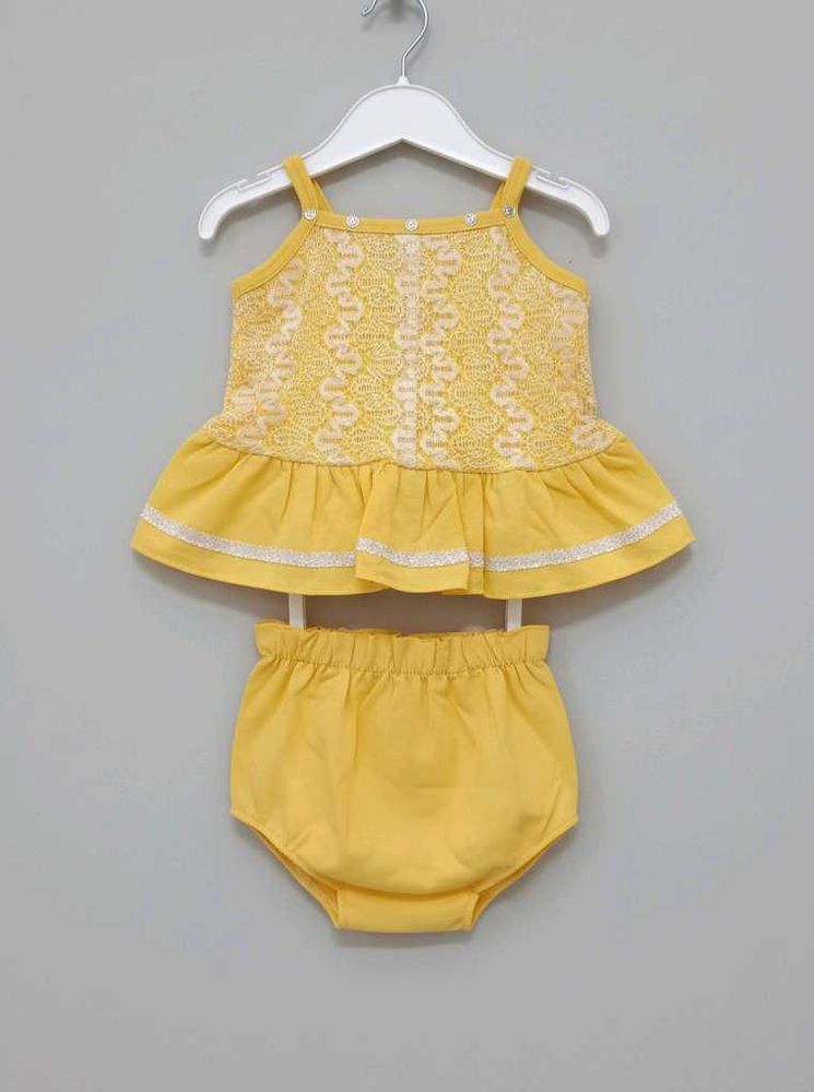 Cute Yellow Baby Outfit