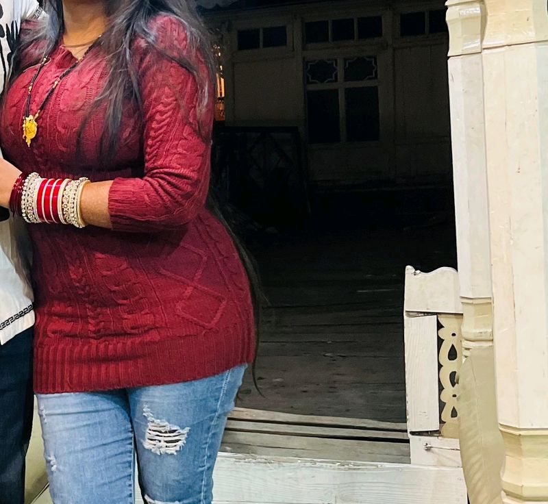 Maroon Sweater