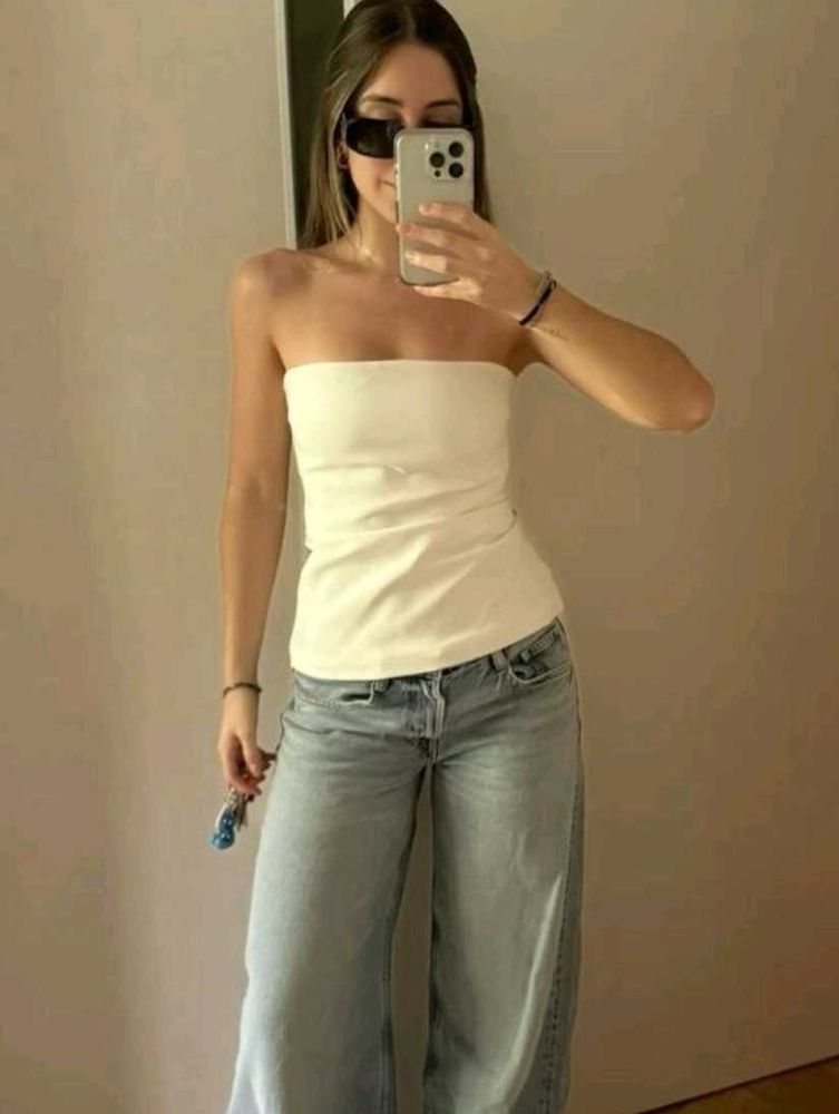 White Tube Top 🤍
