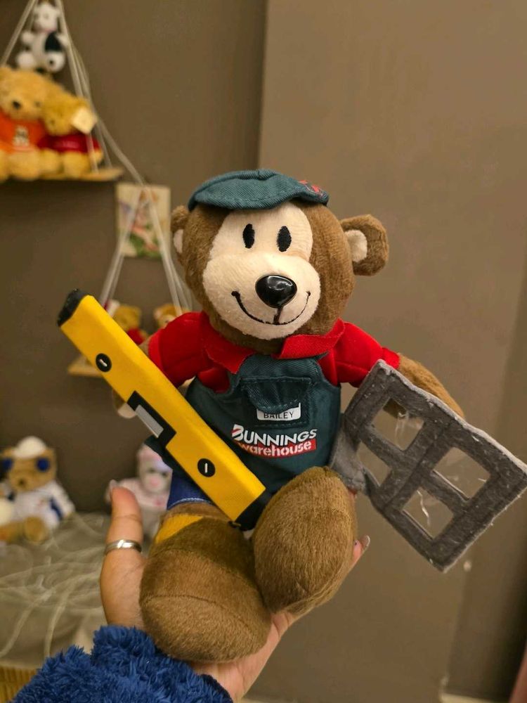 Bunnings Builder Bear Plush Toy
