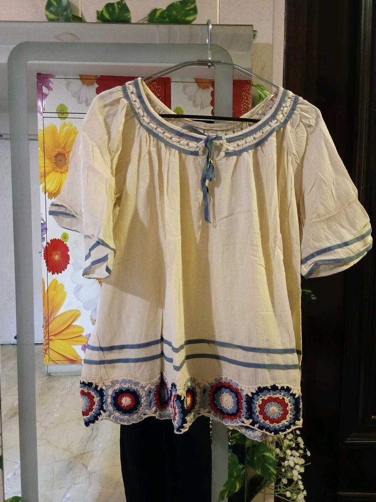 Crochet Detailing Top