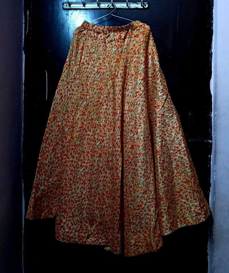 Floral Print Ethnic Skirt