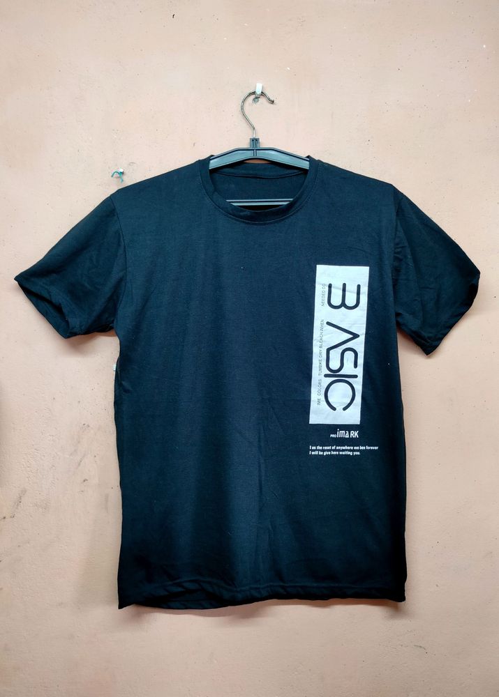 Round Neck T-shirt (Black) Men&amp;Women