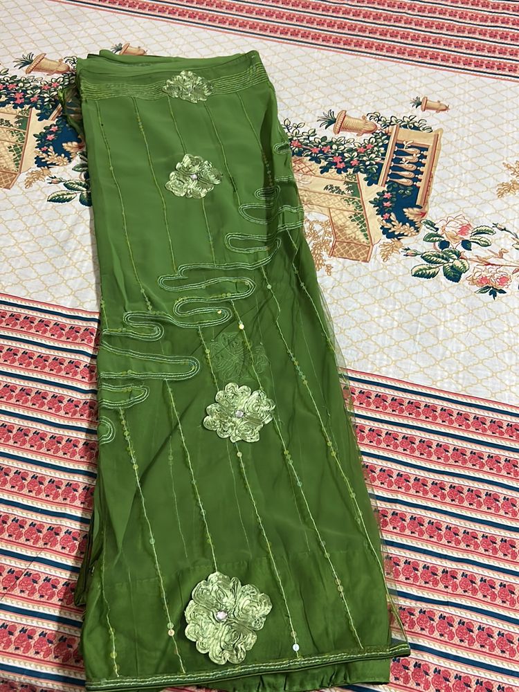 Net Gota Work Saree