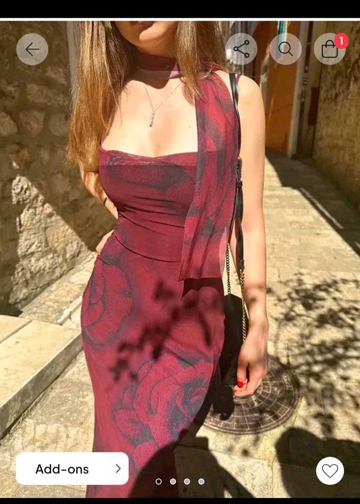 Floral Bodycon Dress 💌