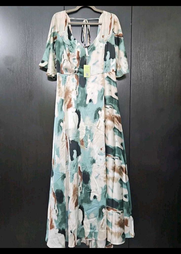Stylish Print Maxi Dress