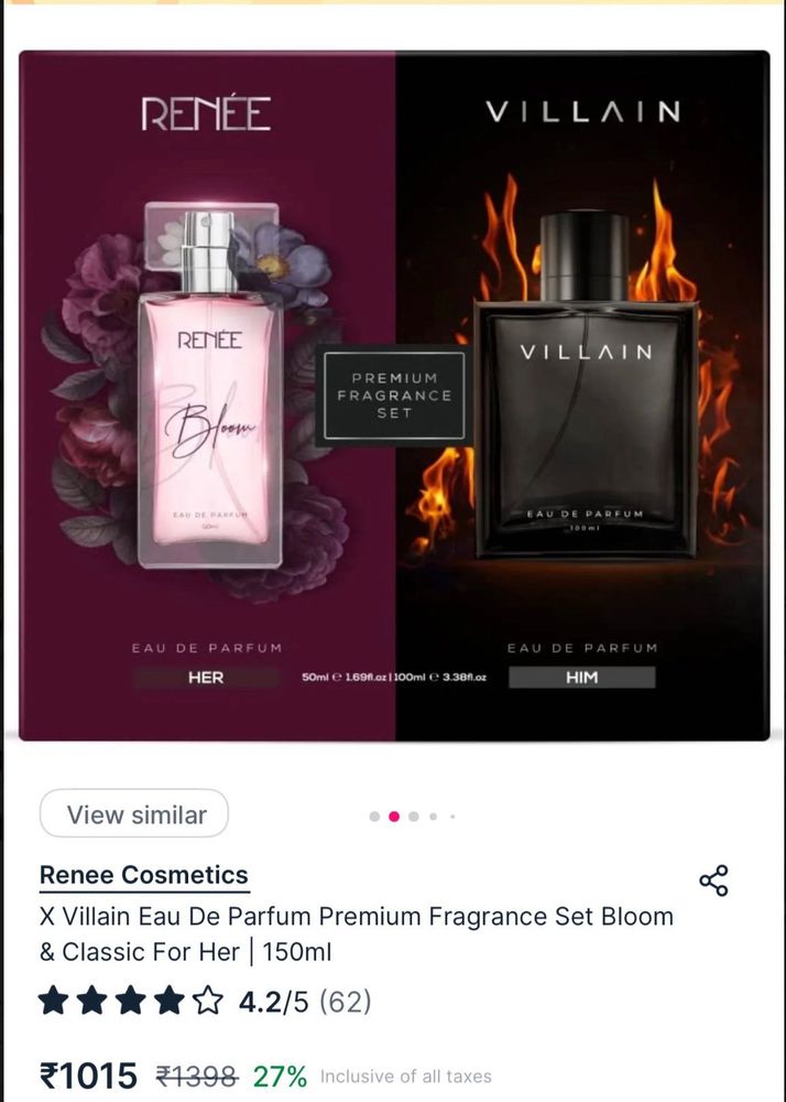 RENEE x VILLAIN Eau De Parfum Fragrance Set