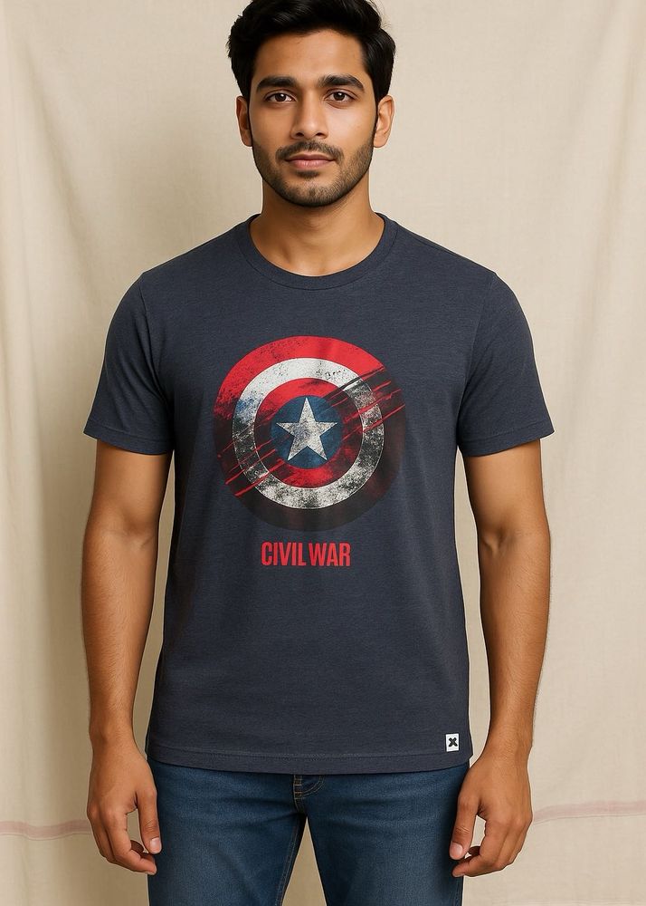 Marvel Civil War Graphic T-Shirt | XL