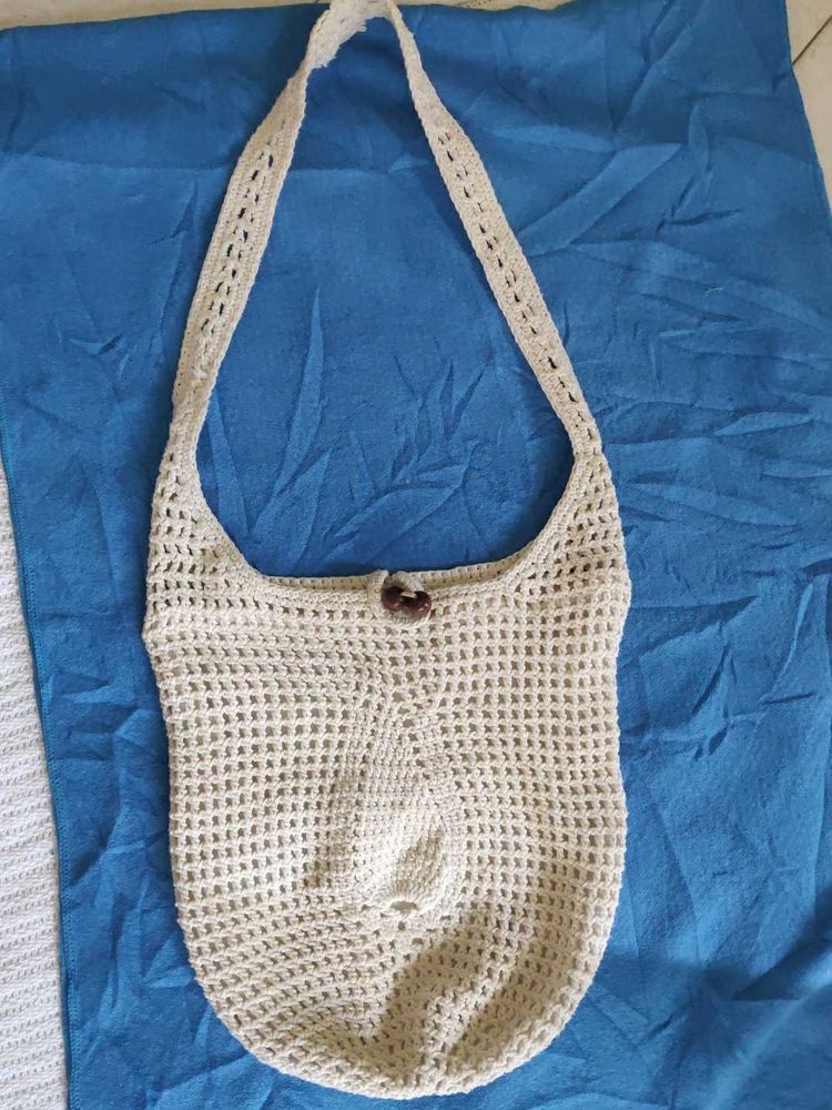 Crochet Hobo Bag - Boho Chic