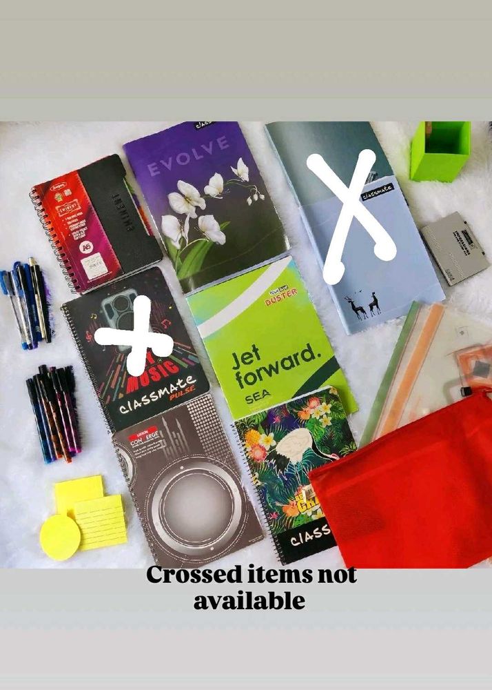 NOTEBOOK AND STATIONERY BUNDLE 💯