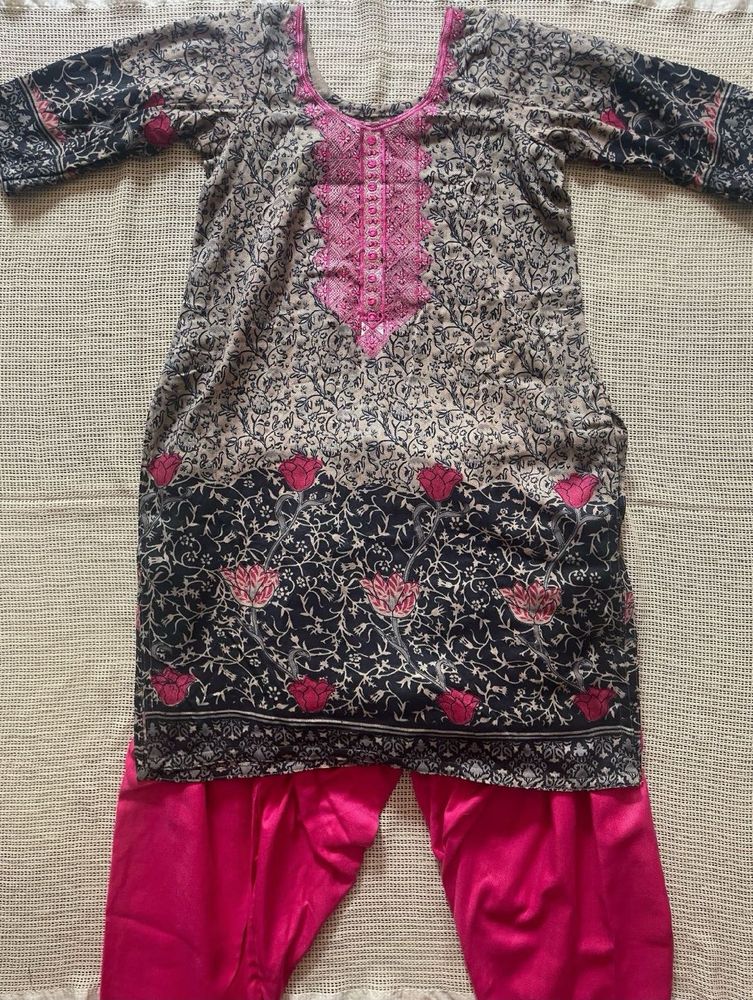 Semi Woolen Salwaar Suit