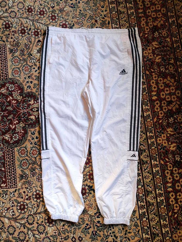 Adidas Vintage White Trackpant Lower Baggy