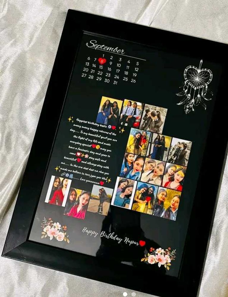 Personalized Birthday Photo Collage Frame