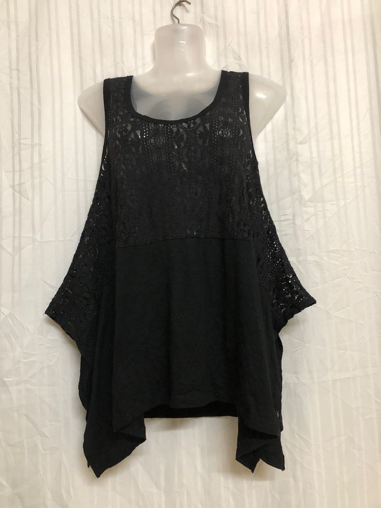 Queen Fashion Shop Black Stylish Top