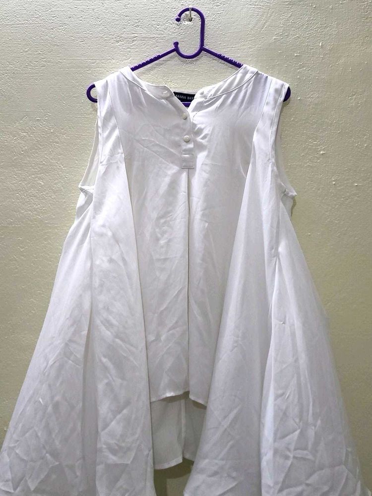 Beautiful White Top Sleeveless
