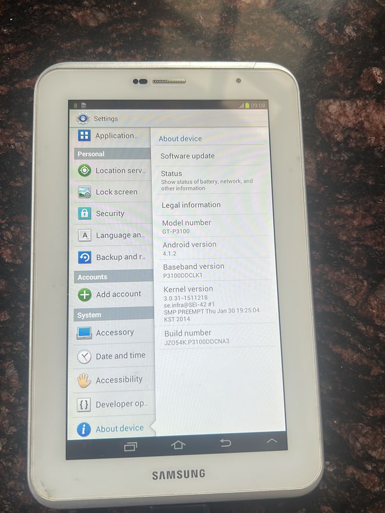 Samsung GT-P3100 Tablet 3G