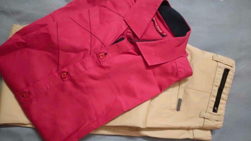 Pant With Red Shirt