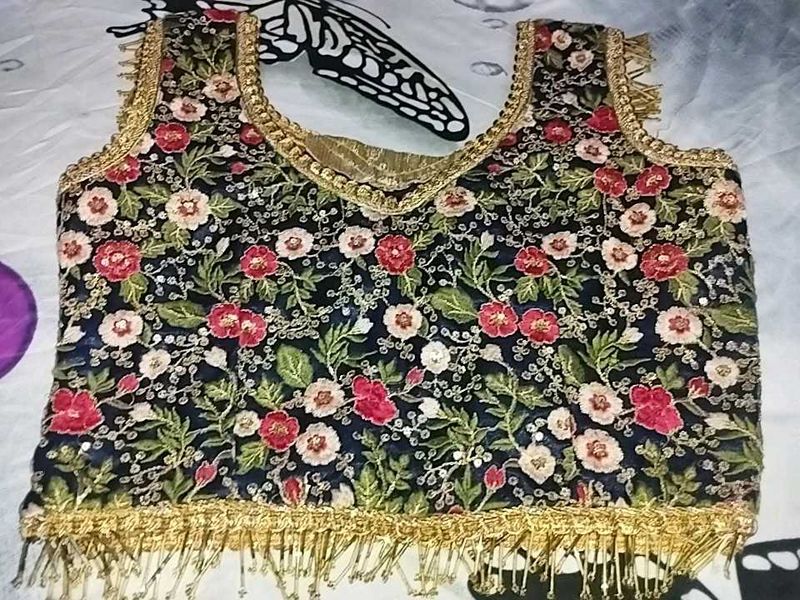 PINK LEHANGA CHOLI WITH CANCAN
