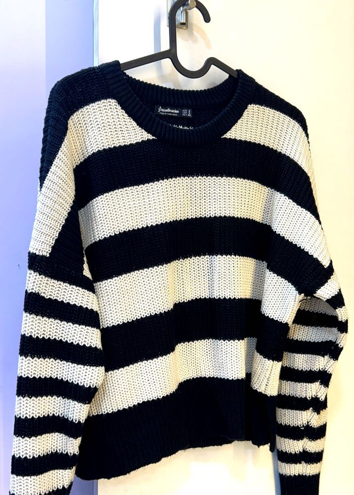 Striped Knit Sweater