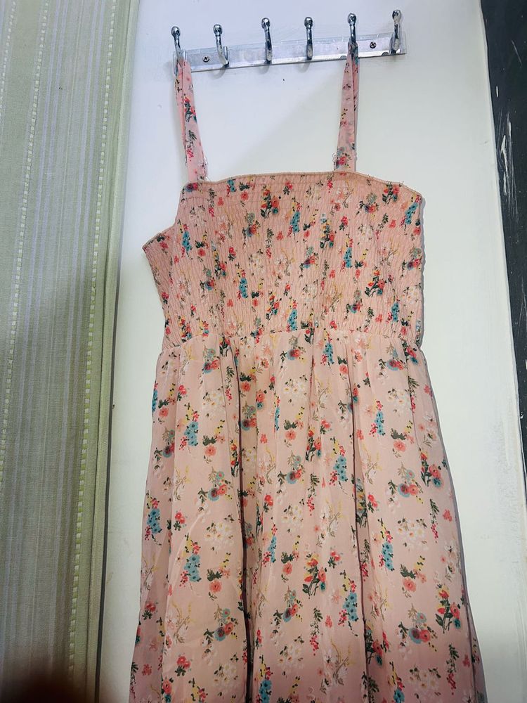 Floral Smocked Maxi Dress