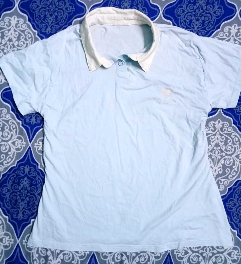 Korean Cyan tshirt