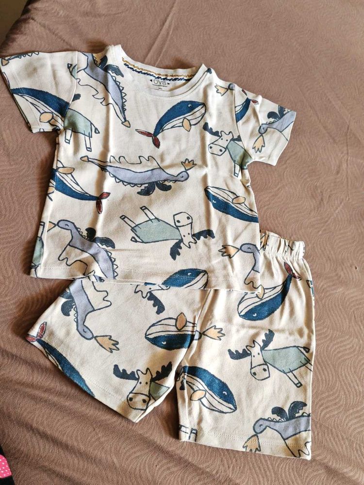 Cute Animal Print Kids Set