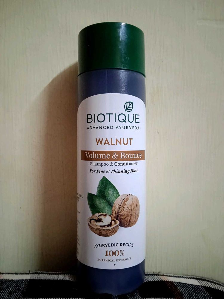 BIOTIQUE VOLUME AND BOUNCE (WALNUT) SHAMPOO
