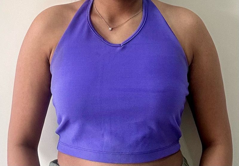 Purple Halter Top