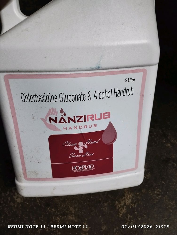 NANZIRUB SANITIZER 5 LITER