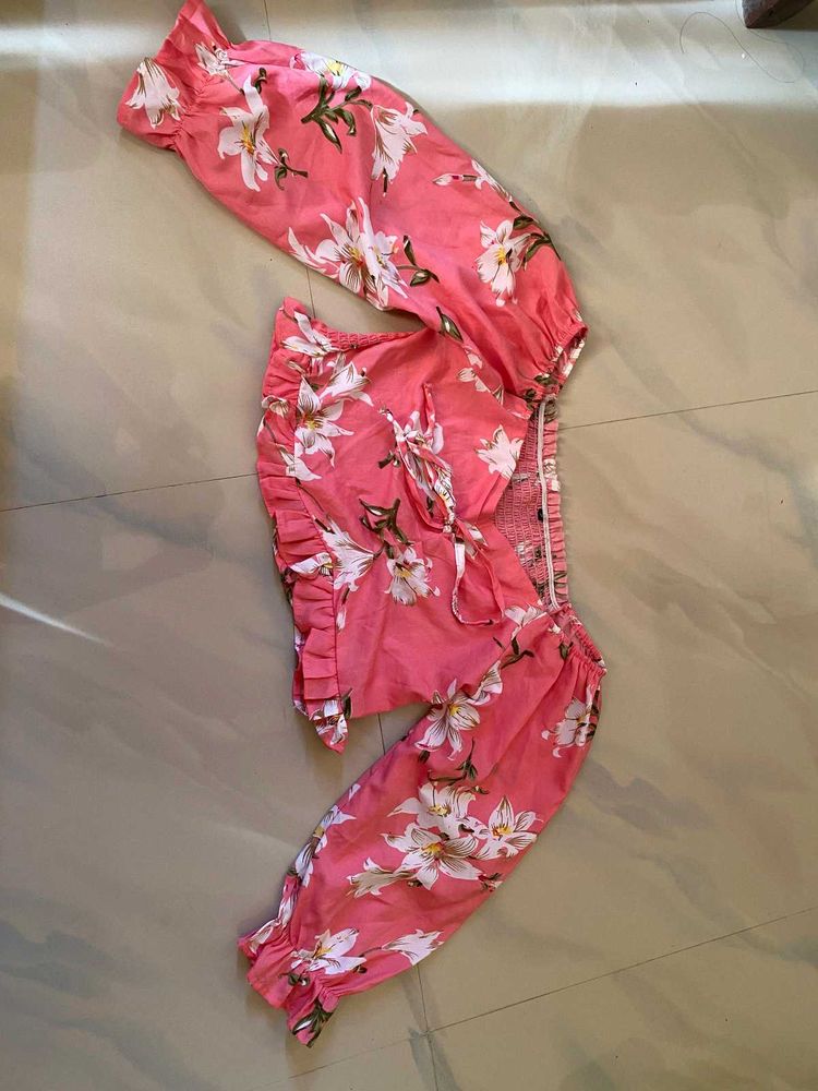 Floral Crop Top