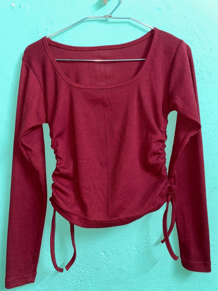A Casual Fitted Crop Top
