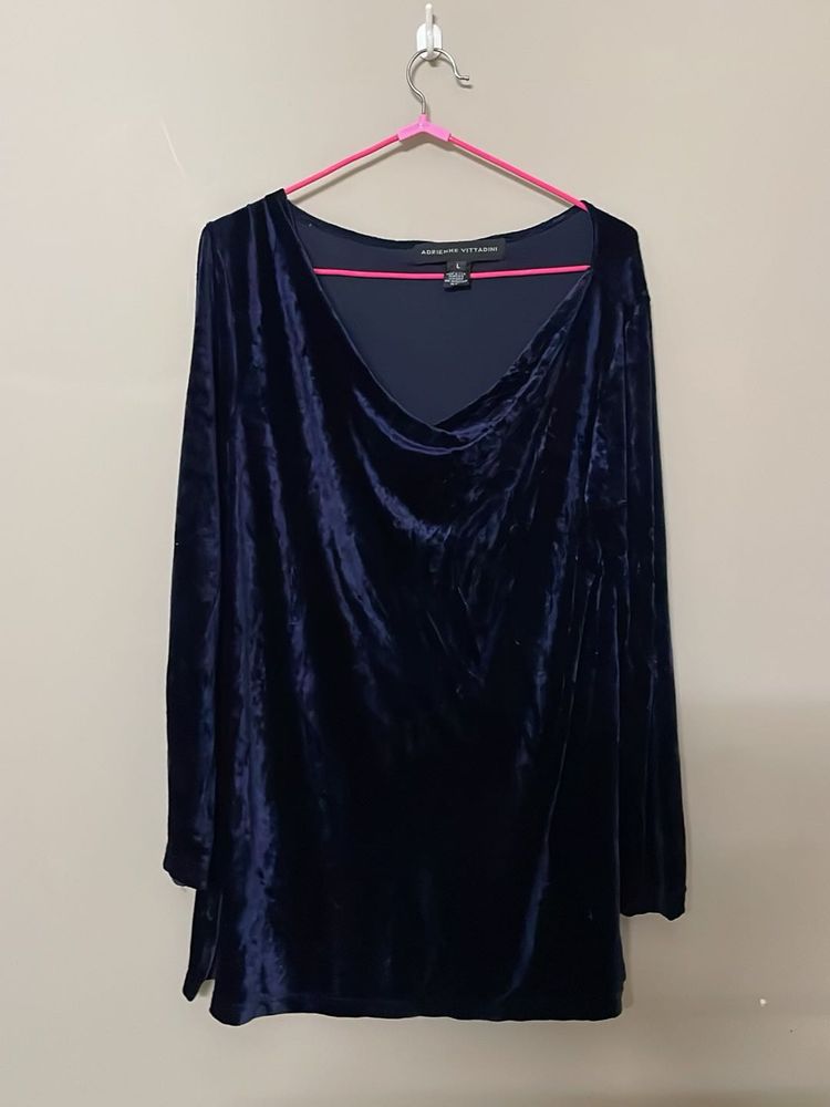 Adrienne Vittadini Velvet Dress